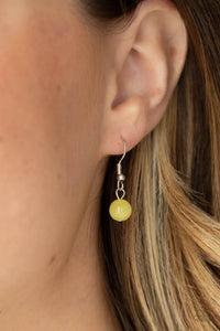 Open Door Jewelry - Ritzy Refinement - Yellow Necklace - Paparazzi Accessories