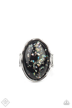 Load image into Gallery viewer, five-dollar-jewelry-glittery-with-envy-black-ring-paparazzi-accessories
