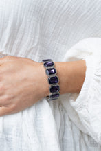 Load image into Gallery viewer, Open Door Jewelry - Studded Smolder - Purple Bracelet - Paparazzi Accessories

