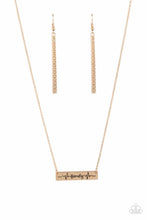 Load image into Gallery viewer, five-dollar-jewelry-living-the-mom-life-gold-necklace-paparazzi-accessories
