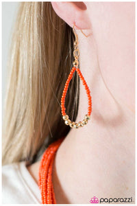Open Door Jewelry - Terracotta Tango Necklace - Paparazzi Accessories
