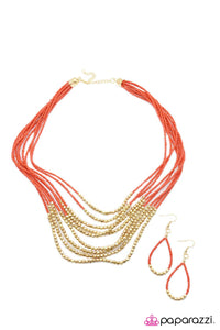 Open Door Jewelry - Terracotta Tango Necklace - Paparazzi Accessories