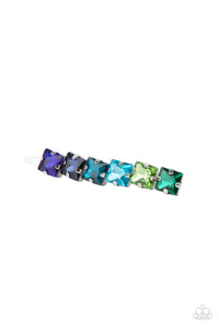 Open Door Jewelry - Prismatically Pinned - Multi Hair Clip - Paparazzi Accessories