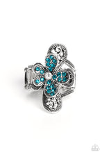 Load image into Gallery viewer, five-dollar-jewelry-garden-escapade-blue-ring-paparazzi-accessories
