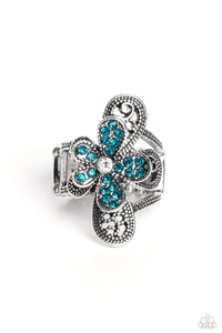 five-dollar-jewelry-garden-escapade-blue-ring-paparazzi-accessories