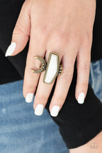 Load image into Gallery viewer, Open Door Jewelry - Cosmic Karma - Brass Ring - Paparazzi Accessories

