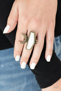 Open Door Jewelry - Cosmic Karma - Brass Ring - Paparazzi Accessories