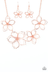 five-dollar-jewelry-flower-garden-fashionista-copper-necklace-paparazzi-accessories