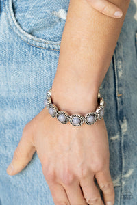 Open Door Jewelry - Polished Promenade - Silver Bracelet - Paparazzi Accessories