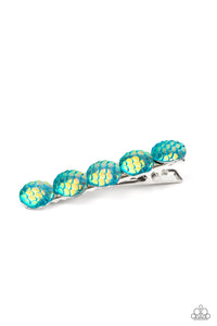 five-dollar-jewelry-mesmerizingly-mermaid-blue-hair clip-paparazzi-accessories