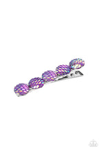 Load image into Gallery viewer, five-dollar-jewelry-mesmerizingly-mermaid-purple-hair clip-paparazzi-accessories
