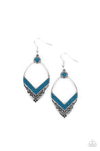 Load image into Gallery viewer, five-dollar-jewelry-indigenous-intentions-blue-earrings-paparazzi-accessories
