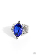 Load image into Gallery viewer, five-dollar-jewelry-sensational-sparkle-blue-ring-paparazzi-accessories
