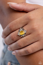 Load image into Gallery viewer, Open Door Jewelry - Countdown to Countess - Yellow Ring - Paparazzi Accessories
