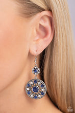 Load image into Gallery viewer, Open Door Jewelry - Party at My PALACE - Blue Earrings - Paparazzi Accessories
