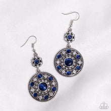 Load image into Gallery viewer, Open Door Jewelry - Party at My PALACE - Blue Earrings - Paparazzi Accessories
