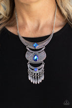 Load image into Gallery viewer, Open Door Jewelry - Lunar Enchantment - Blue Necklace - Paparazzi Accessories
