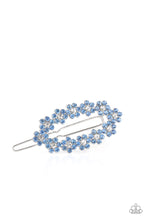 Load image into Gallery viewer, five-dollar-jewelry-gorgeously-garden-party-blue-hair clip-paparazzi-accessories
