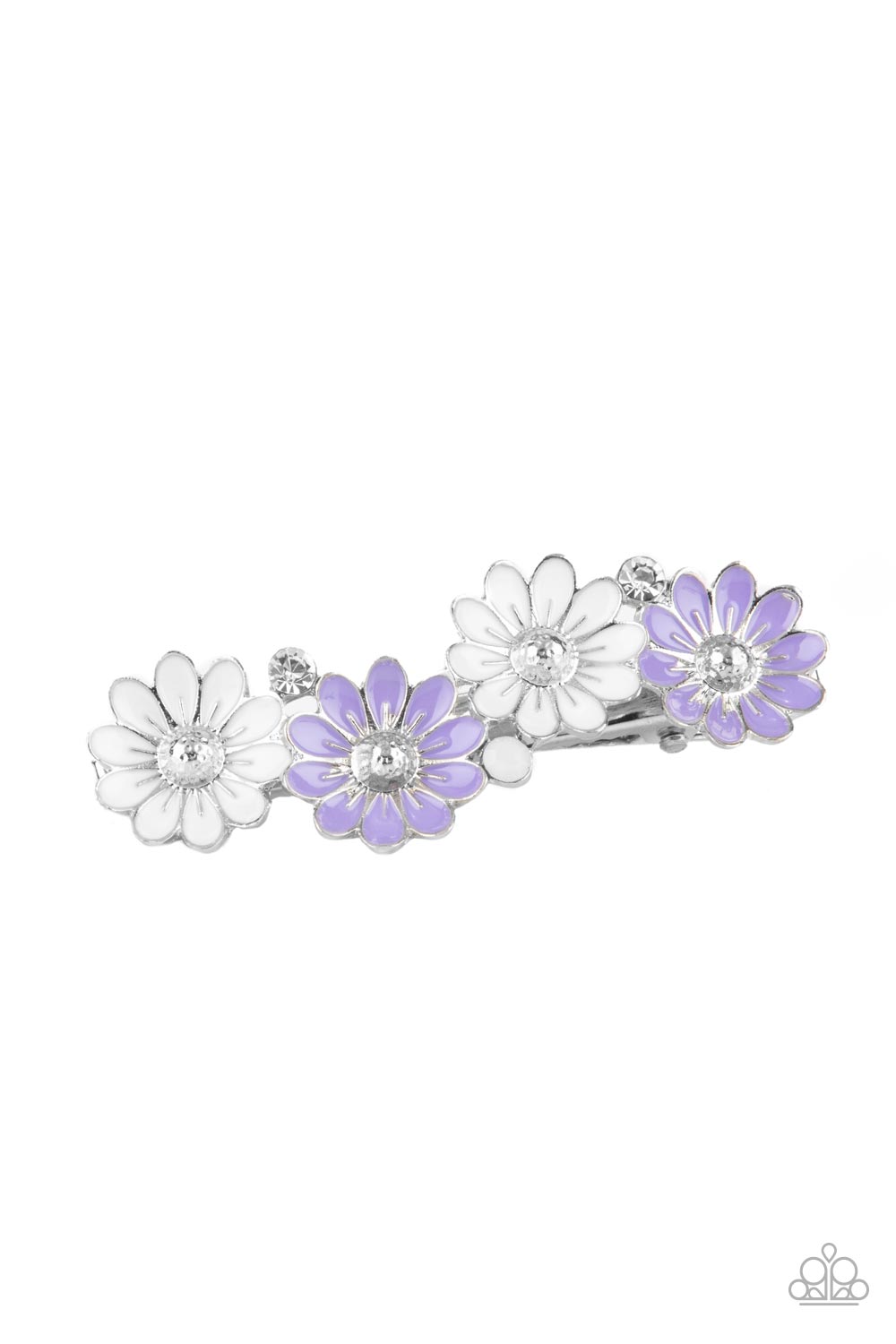 Open Door Jewelry - Ok, BLOOMER - Purple Hair Clip - Paparazzi Accessories