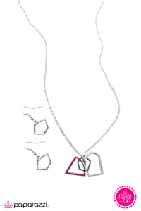 Open Door Jewelry - Handle With Care - Red Necklace - Paparazzi Accessories