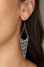 Load image into Gallery viewer, Open Door Jewelry - Sharp-Dressed Drama - Black Earrings - Paparazzi Accessories

