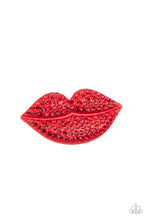 Load image into Gallery viewer, five-dollar-jewelry-hair-kiss-red-paparazzi-accessories
