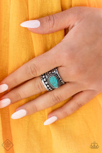 Open Door Jewelry - Eco Energy - Blue Ring - Paparazzi Accessories