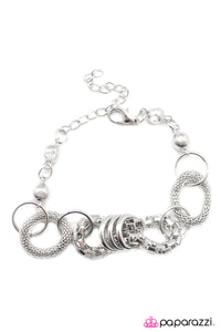 Open Door Jewelry - Battle of the Glam - Silver Bracelet - Paparazzi Accessories