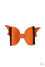 Load image into Gallery viewer, Open Door Jewelry - SPOOK-taculer, SPOOK-taculer - Orange Hair Clip - Paparazzi Accessories
