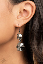 Load image into Gallery viewer, Open Door Jewelry - Sizzling Showcase - Black Earrings - Paparazzi Accessories
