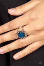 Load image into Gallery viewer, Open Door Jewelry - Wonderfully Wallflower - Blue Ring - Paparazzi Accessories
