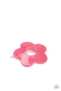 five-dollar-jewelry-flower-child-garden-pink-hair clip-paparazzi-accessories