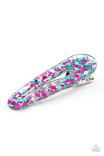 Load image into Gallery viewer, Open Door Jewelry - Wish Upon a Sequin - Pink Hair Clip - Paparazzi Accessories
