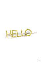 Load image into Gallery viewer, five-dollar-jewelry-hello-there-yellow-hair clip-paparazzi-accessories
