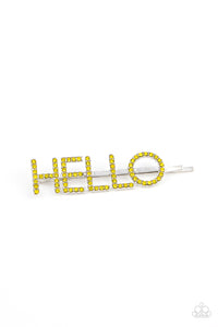 five-dollar-jewelry-hello-there-yellow-hair clip-paparazzi-accessories