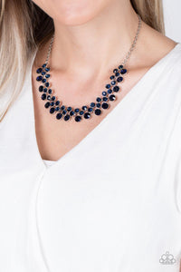 Open Door Jewelry - Won The Lottery - Blue Necklace - Paparazzi Accessories