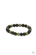 Load image into Gallery viewer, five-dollar-jewelry-molten-mogul-green-bracelet-paparazzi-accessories
