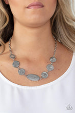 Load image into Gallery viewer, Open Door Jewelry - Uniquely Unconventional - Silver Necklace - Paparazzi Accessories
