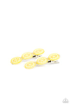 Load image into Gallery viewer, Open Door Jewelry - Charismatically Citrus - Yellow Hair Clip - Paparazzi Accessories
