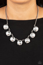 Load image into Gallery viewer, Open Door Jewelry - The SHOWCASE Must Go On - White Necklace - Paparazzi Accessories
