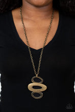 Load image into Gallery viewer, Open Door Jewelry - Rare Relic - Brass Necklace - Paparazzi Accessories
