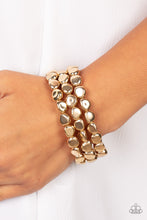 Load image into Gallery viewer, Open Door Jewelry - HAUTE Stone - Gold Bracelet - Paparazzi Accessories
