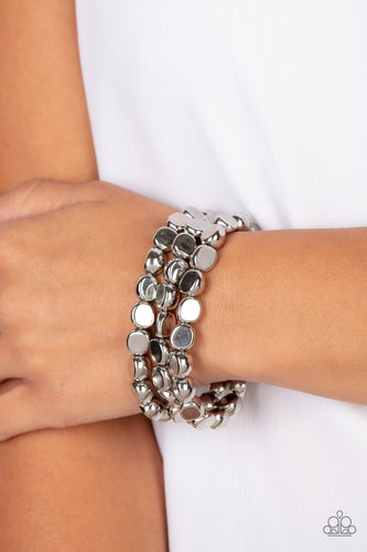 five-dollar-jewelry-haute-stone-silver-bracelet-paparazzi-accessories