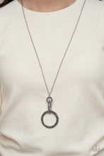 Load image into Gallery viewer, Open Door Jewelry - Radiant Ringleader - Silver Necklace - Paparazzi Accessories
