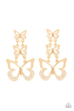 Load image into Gallery viewer, five-dollar-jewelry-flamboyant-flutter-multi-post earrings-paparazzi-accessories
