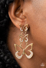 Load image into Gallery viewer, Open Door Jewelry - Flamboyant Flutter - Multi Post Earrings - Paparazzi Accessories
