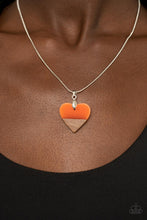 Load image into Gallery viewer, Open Door Jewelry - You Complete Me - Orange Necklace - Paparazzi Accessories
