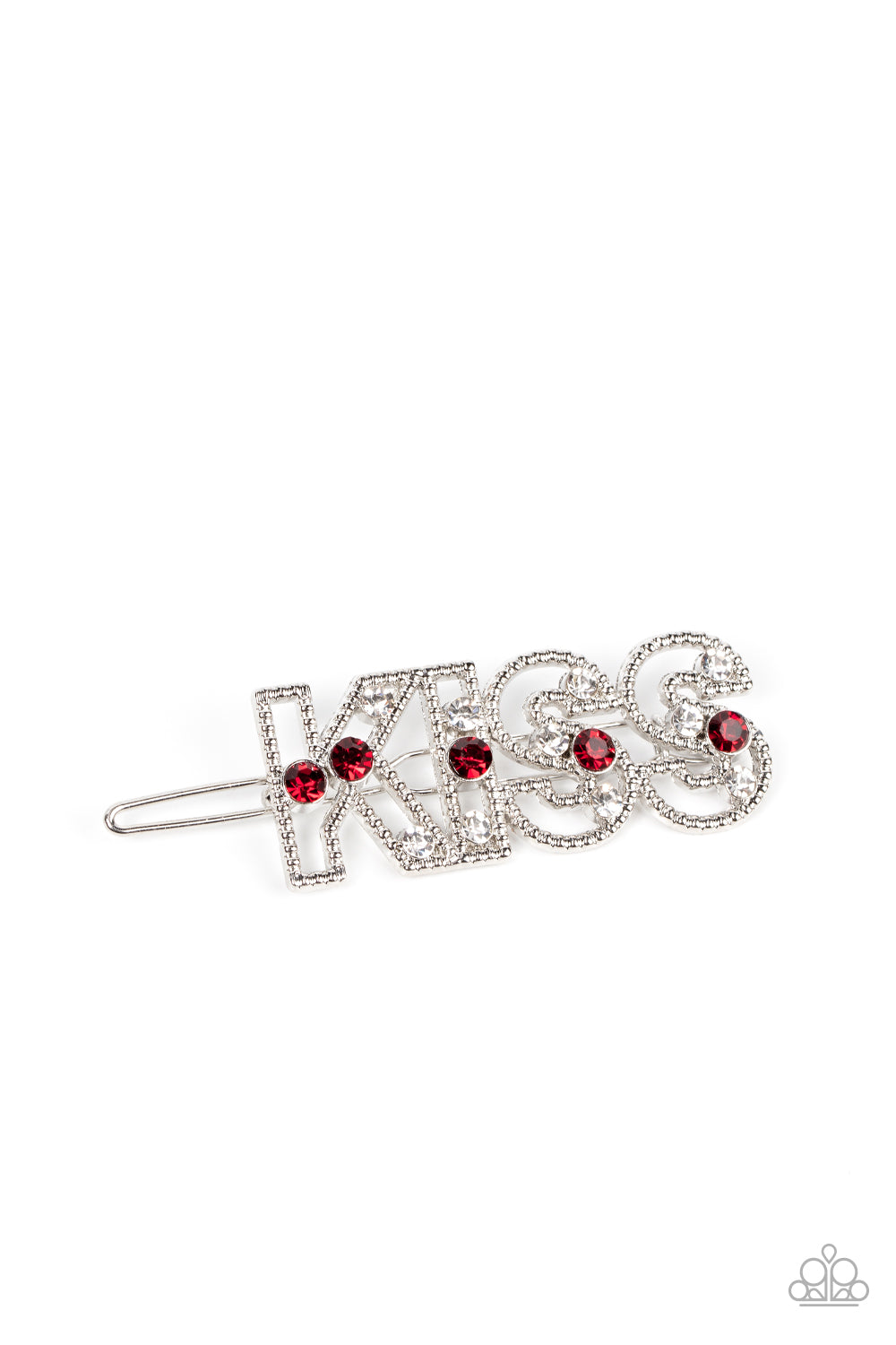 Open Door Jewelry - Kiss Bliss - Red Hair Clip - Paparazzi Accessories