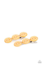 Load image into Gallery viewer, five-dollar-jewelry-charismatically-citrus-orange-hair clip-paparazzi-accessories
