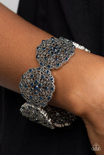 Load image into Gallery viewer, Open Door Jewelry - All in the Details - Blue Bracelet - Paparazzi Accessories
